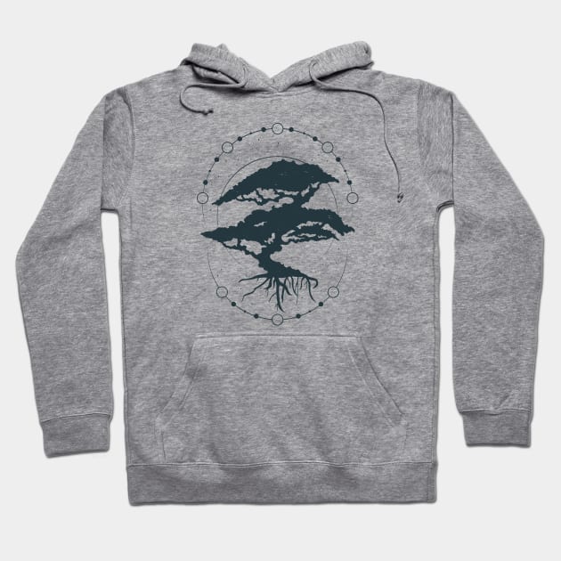 Yggdrasil Tree of the Realms - Dark Hoodie by PixelSamuel